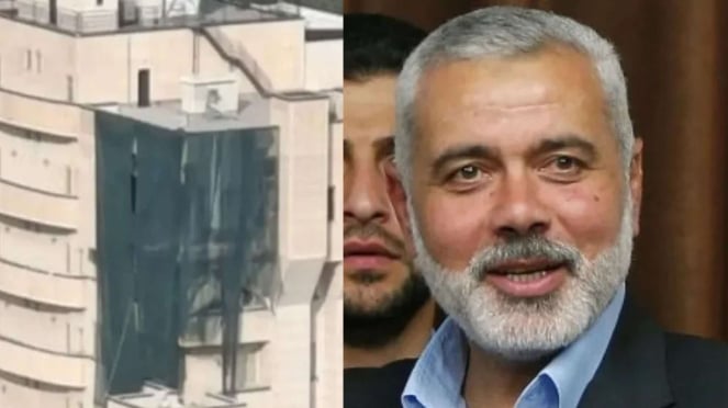 Foto kediaman pemimpin Hamas Ismail Haniyeh di Teheran, Iran, yang dirilis IRGC