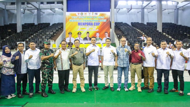 Test Event PON 2024 dan Kejurnas Taekwondo Piala Menpora.(istimewa/VIVA)