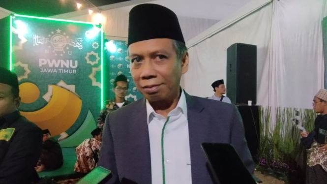 Ketua Pansus PKB bentukan PBNU Amin Said Husni di arena Konferwil NU Jatim ke-XVIII di Tebuireng, Jombang.