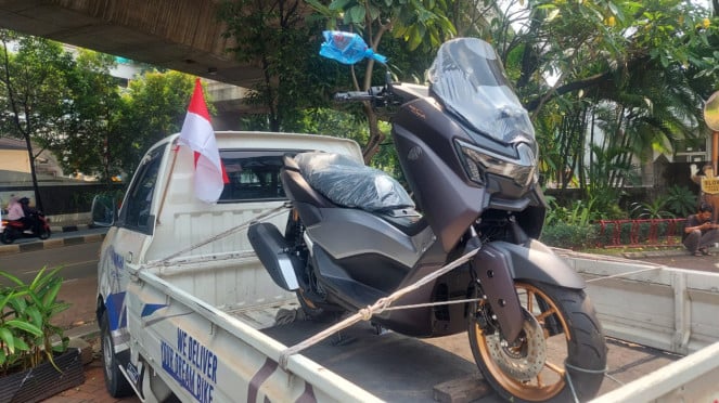 Acara handover seremoni Yamaha Nmax Turbo Tech Max Ultimate