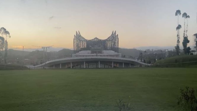 Istana Garuda IKN Nusantara, Kalimantan Timur.