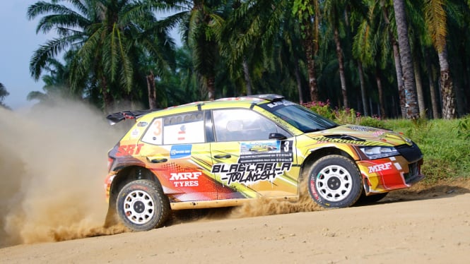 Sumut Rally 2024 di Kabupaten Sergai.(istimewa/VIVA)