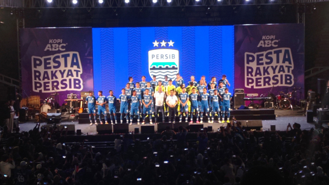 Skuad Persib Bandung untuk Liga 1 2024/2025 (foto: Dede Idrus) 