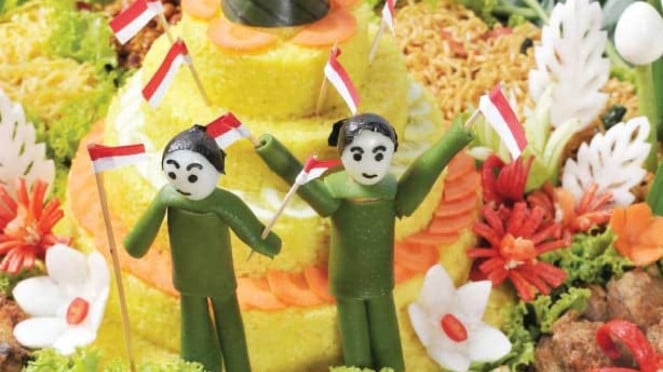 Tumpeng Model Pahlawan Nasional
