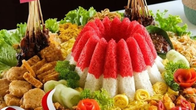 Tumpeng merah putih