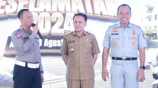 Korlantas Polri menggelar Gebyar Keselamatan 2024 di Medan