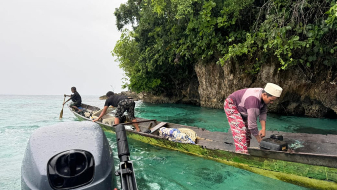 Pengamanan pelaku bom ikan