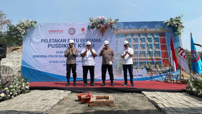 KSPSI groundbreaking Pusdiklat serikat pekerja terbesar di ASEAN