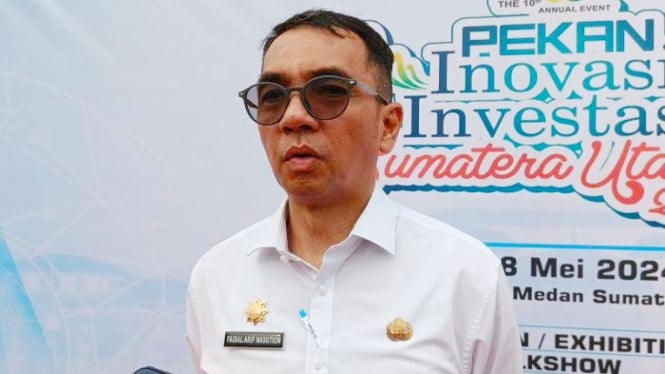 Ketua Bidang Pemasaran PB PON Sumut, Faisal Arif Nasution.(B.S.Putra/VIVA)