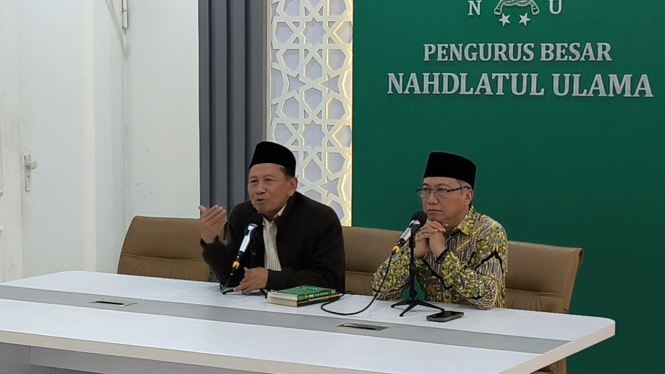 Eks Politikus PKB, Effendy Choirie alias Gus Choi di Kantor PBNU, Jakarta Pusat, Rabu, 7 Agustus 2024