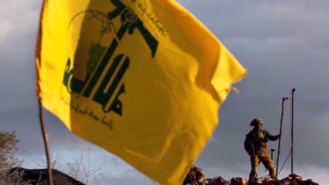 VIVA Militer: Bendera milisi Hizbullah Lebanon