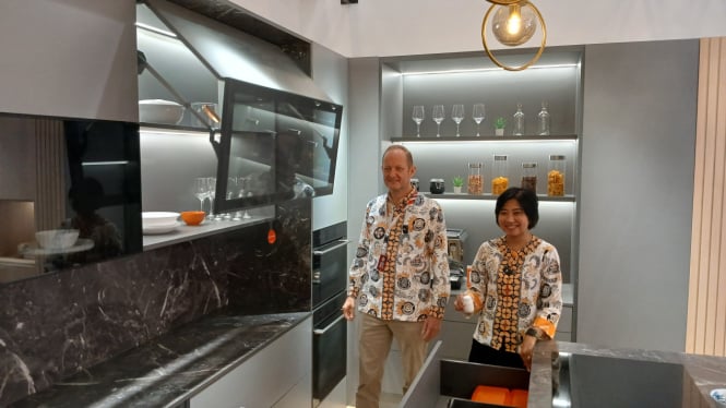 Blum Indonesia di IndoTechBuilding Expo 2024 di BSD, Tangerang, Banten, Kamis, 8 Agustus 2024.