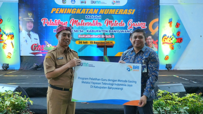 BRI Peduli mengadakan kegiatan pelatihan bagi para guru se-Kabupaten Banyuwangi