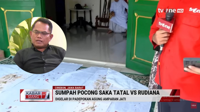 Prosesi rumpah pocong Saka Tatal vs Rudiana