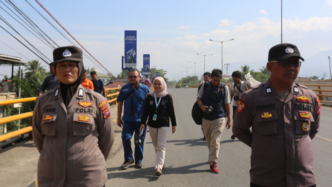 Tim Forensik Kasus Afif Maulana berada di Jembatan Kuranji Padang