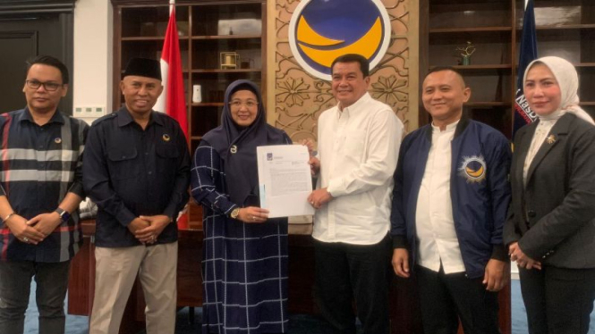 Nasdem dukung Pasangan calon Moch. Maesyal Rasyid dan Intan Nurul Hikmah.