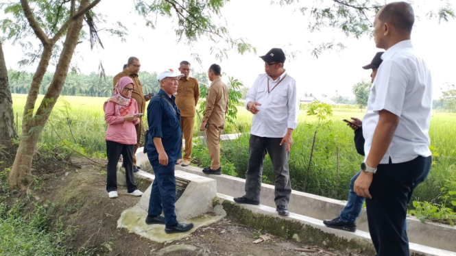 Satgassus Pencegahan Korupsi Polri memantau proyek irigasi di Sumut