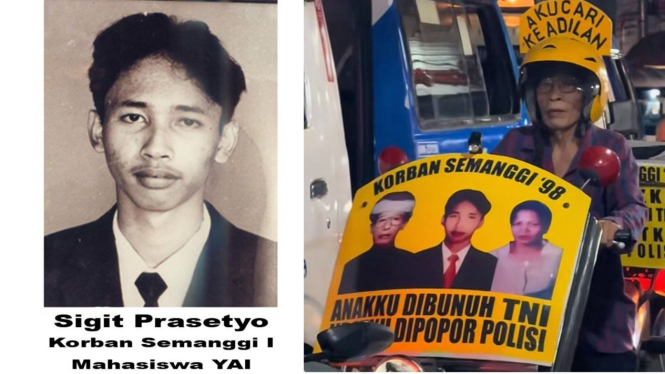 Sigit Prasetyo dan ayahnya, Asih Widodo