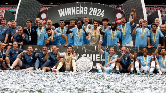 Manchester City juara Community Shield FA