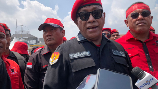 Ketua Bidang Kehormatan DPP PDI Perjuangan, Komaruddin Watobun.(B.S.Putra/VIVA)