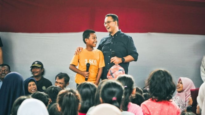 Anies Baswedan blusukan di Jakarta