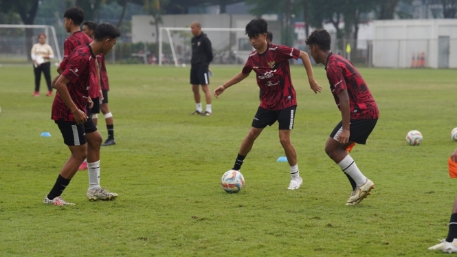 Latihan Timnas Indonesia U-17