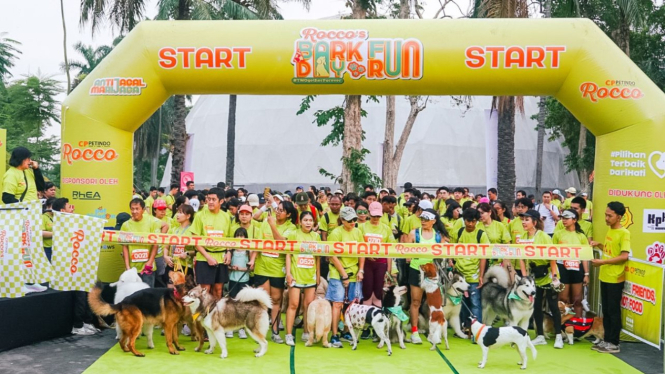 'Rocco’s Bark Day Fun Run’ di Senayan Park (SPARK).