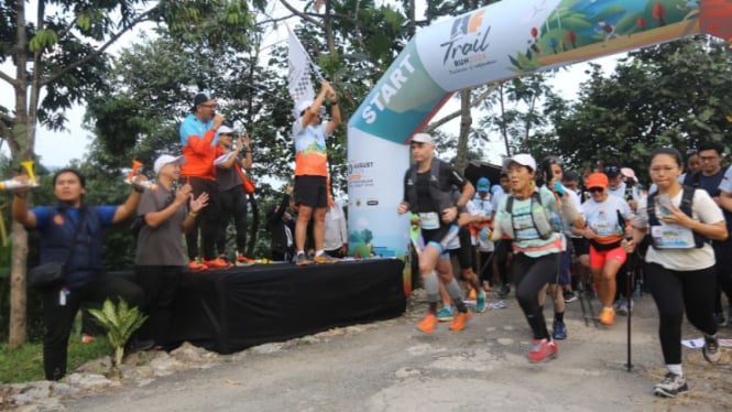 Peserta IIF Trail Run 2024