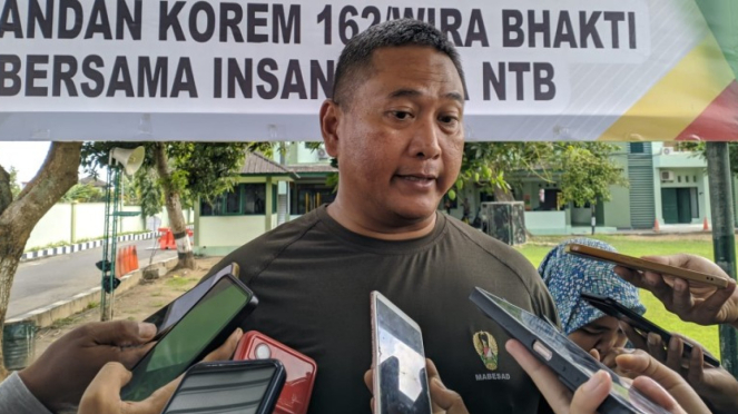 Kommandant Korem 162/Wira Bhakti Brigadier Agus Bhakti (Ritter) 