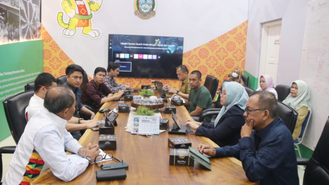 Rakor persiapan pelaksanaan PON 2024, di Kantor Gubernur Sumut.(dok Pemprov Sumut)