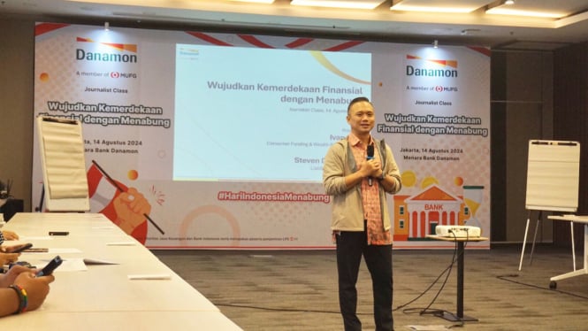 [dok. Consumer Funding & Wealth Business Head Danamon, Ivan Jaya, dalam Journalist Class di Menara Bank Danamon, kawasan Kuningan, Jakarta Selatan, Rabu, 14 Agustus 2024]