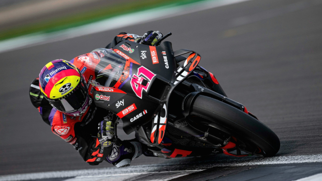 Aleix Espargaro dari Aprilia Racing Team