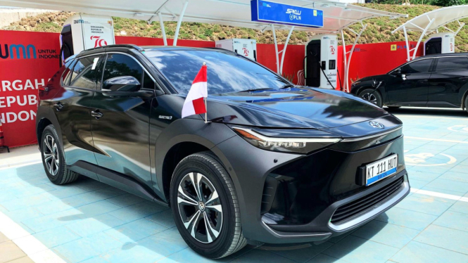 Toyota bZ4X jadi mobilitas kendaraan HUT RI IKN