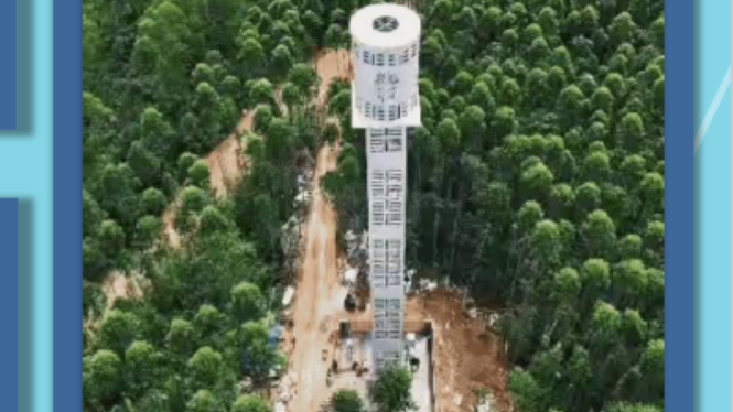 Tower Mitratel di kawasan IKN, Kalimantan Timur