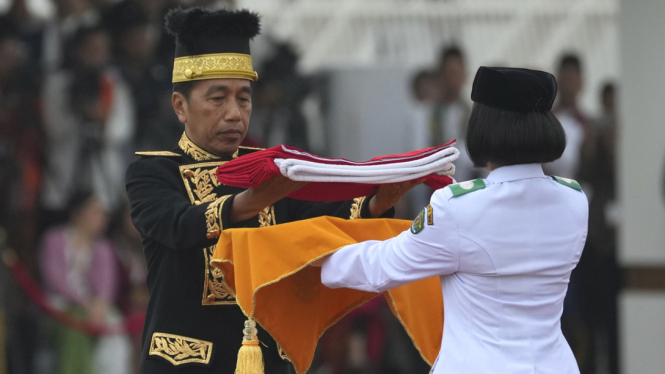 Upacara Peringatan Detik-detik Proklamasi 17 Agustus 2024 di Istana Negara IKN