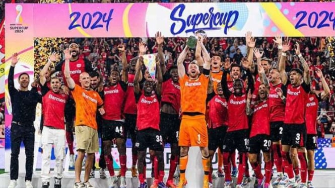 Bayer Leverkusen juara Piala Super Jerman 2024