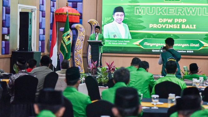 DPW Partai Persatuan Pembangunan Bali menggelar Musyawarah Kerja Wilayah di Denpasar. 