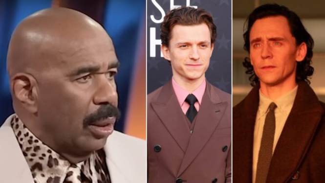 Steve Harvey, Tom Holland dan Tom Hiddleston