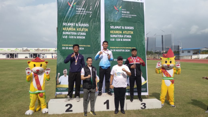 Kejurda atletik Sumut diikuti 1.620 Peserta.(B.S.Putra/VIVA)