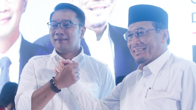 Deklarasi Pencalonan Ridwan Kamil-Suswono Maju Pilkada Jakarta