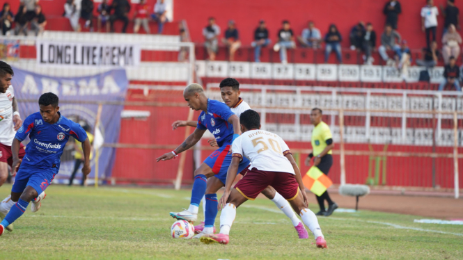 Laga Arema FC di Liga 1. (Dok Arema FC)