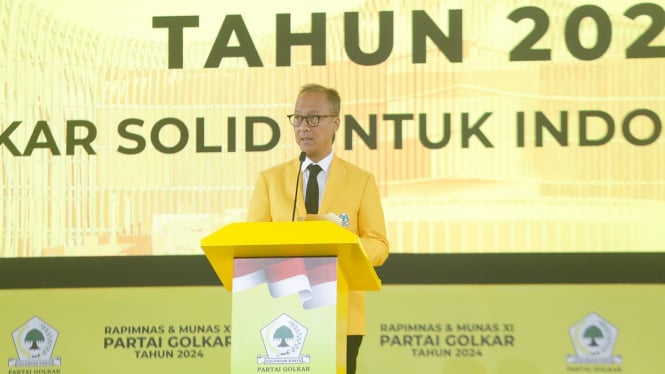 Agus Gumiwang Kartasasmita, Pembukaan Rapimnas Partai Golkar