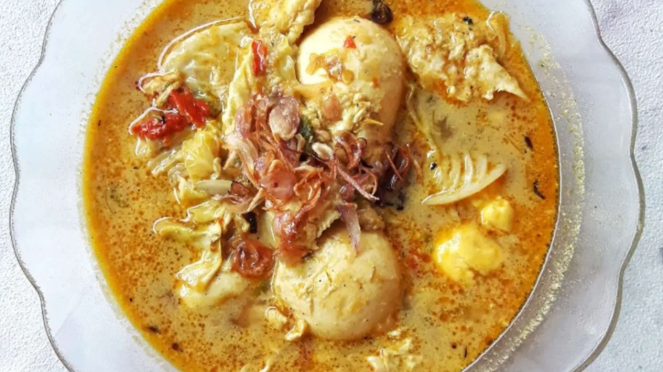Telur Ceplok Masak Santan