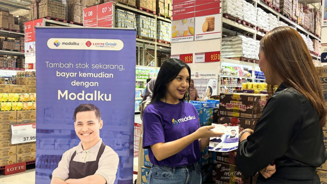 Kerja sama Modalku dan Lotte Grosir [dok. Modalku x PT Lotte Shopping Indonesia]