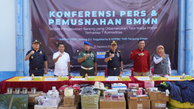 Bea Cukai gelar pemusnahan barang yang menjadi milik negara (BMMN)