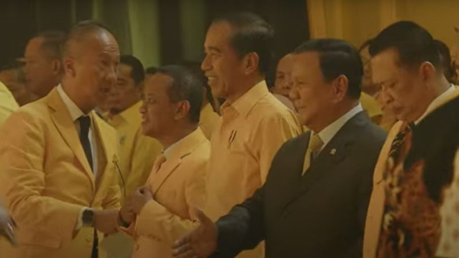 Presiden RI Jokowi hadir di Munas Golkar.