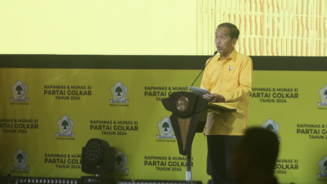 Presiden Jokowi Hadiri Penutupan Munas XI Partai Golkar