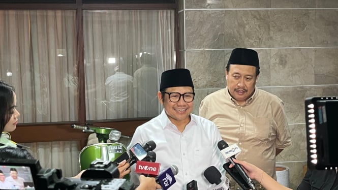 Cak Imin di kediamannya pada Rabu 21 Agustus 2024