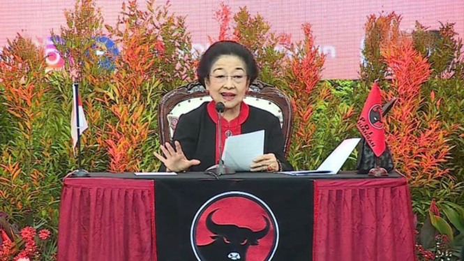 Ketua Umum PDI Perjuangan (PDIP) Megawati Soekarnoputri  