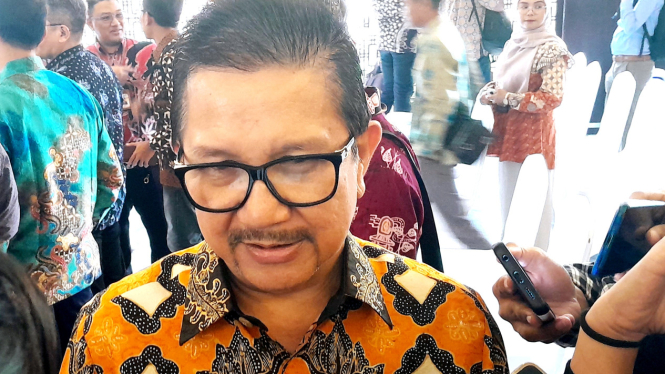 Presiden Direktur PT Freeport Indonesia (PTFI), Tony Wenas, saat ditemui di Kementerian ESDM, Jakarta, Kamis, 22 Agustus 2024